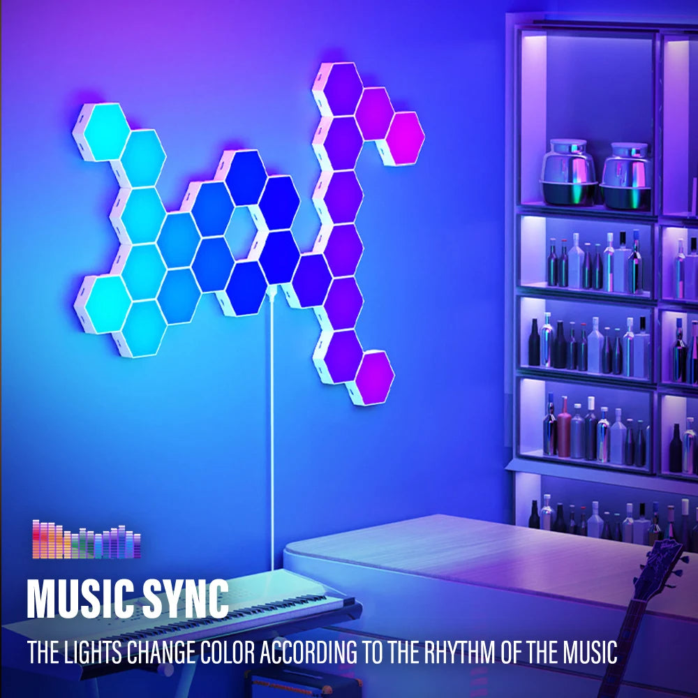 LED Hexagon Light Panels