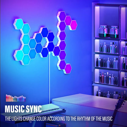 LED Hexagon Light Panels