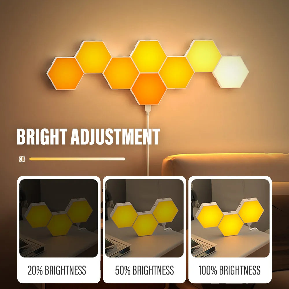 LED Hexagon Light Panels
