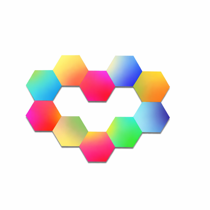 LED Hexagon Light Panels
