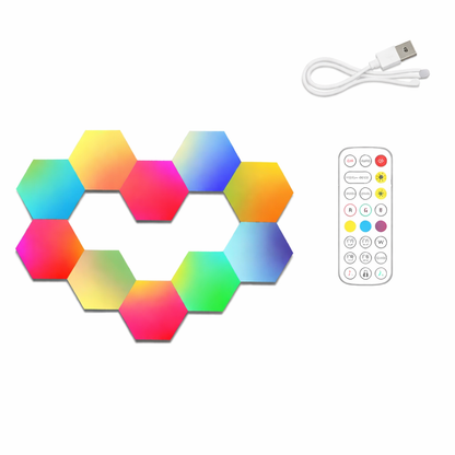 LED Hexagon Light Panels